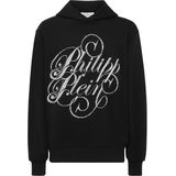 Philipp Plein - Coursive Hoodie - Zwart - Sweatshirt