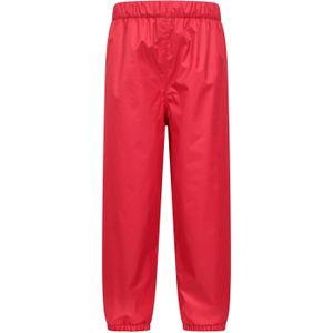 Mountain Warehouse Waterdichte kinder/kinder fleece gevoerde broek (Rood)