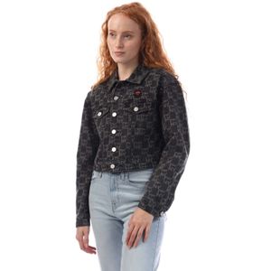 Dames DKNY Denim Jacket in Grijs