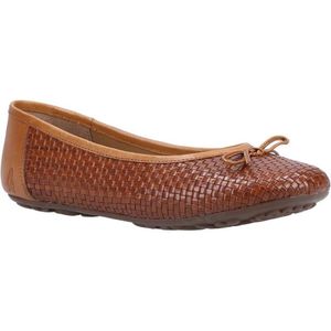 Hush Puppies Dames/Dames Ballerina Leren Pompen (Tan) - Maat 42