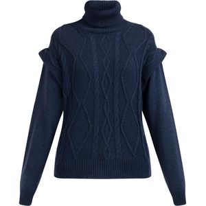 Dreimaster - Gebreide Trui - Marine - Dames - Naemi