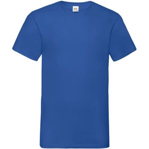 Fruit of the Loom Heren Valueweight V Neck T-shirt (Koningsblauw)