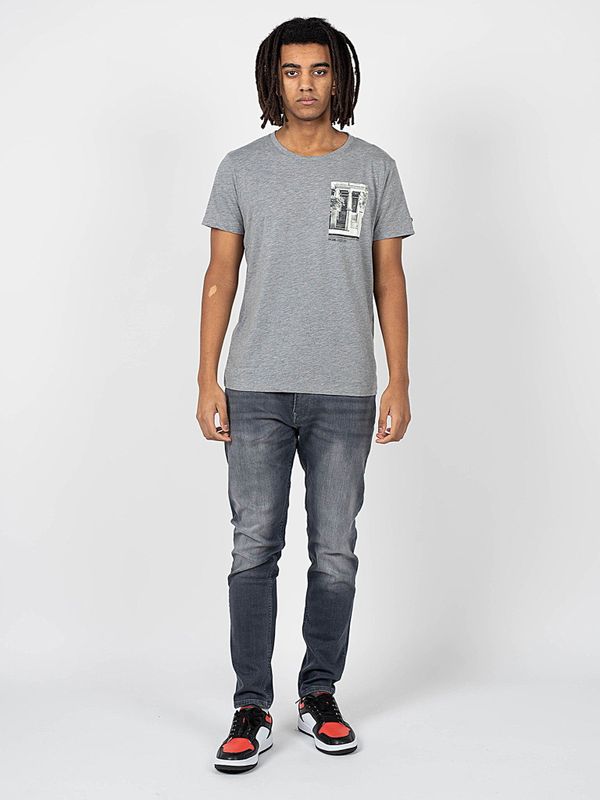 Pepe Jeans - T-shirt - Grijs - Heren