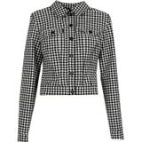 Guess - Klassiek Geruit Jasje - Zwart - Dames