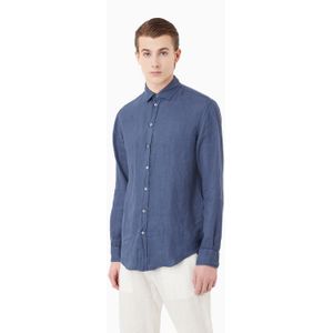 Herenhemd Emporio Armani in blauw
