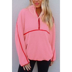 Fleece Pullover met Rits