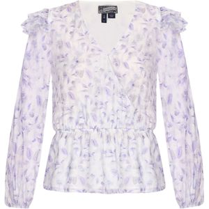 Dreimaster Blouse Dames blauw