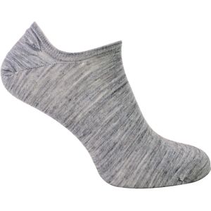 Steven - 1 Paar Heren Merino Wol Onzichtbare Sokken - Warme Footsies Sokken - Lichtgrijs