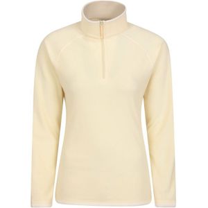 Mountain Warehouse Dames/Dames Montana Half Zip Fleece Top (Geel) - Maat 46