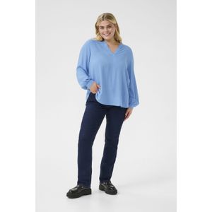 Blouse met lange mouwen Regular fit Ebb and Flow blue