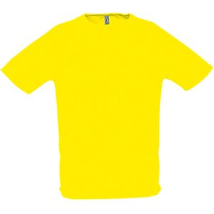 SOLS Heren Sportief T-Shirt met korte mouwen Performance (Citroen)