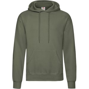 Fruit Of The Loom Heren Sweatshirt Met Capuchon / Hoodie (Klassiek Olive)