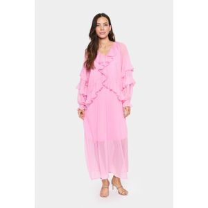 Jurk Loose Fit - Begonia Pink - Jerseyjurk