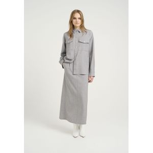 Shirt met lange mouwen Oversize fit grey