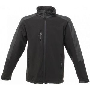 Regatta Heren Hydroforce 3-laags Membraan Waterdichte Ademende Softshell-jassen (Zwart) - Maat 2XL