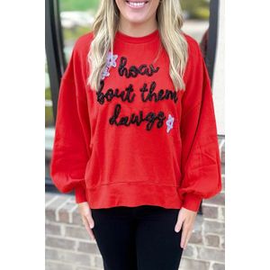 Letterprint Casual Sweatshirt