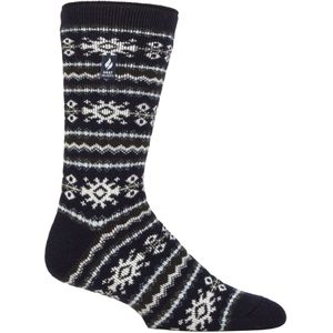 Heren Nordic Sokken | Heat Holders | Ademend Lite Extra Warme Winter Thermo Sokken - Navy