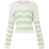 Pullover - Gebreide Trui - Ronde Hals - Lange Mouwen - Textuurmix