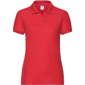 Fruit of the Loom Dames/Dames Lady Fit 65/35 Poloshirt (Rood)