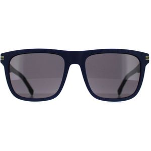Lacoste L959S 401 mat blauw grijze zonnebril