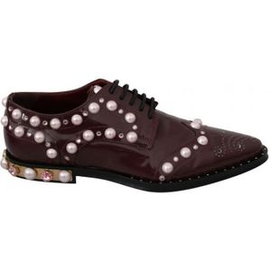 Crystal Pearls Lederen Formele Schoenen