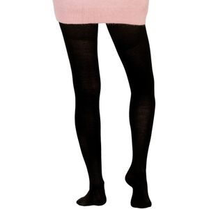 Steven - 1 Paar Merino Wol Tights Vrouwen - Warme Thermische Winter Panty's - Zwart