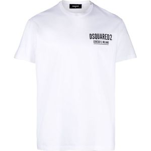 Dsquared2 Mini-logo Ceresio 9 T-shirt in wit
