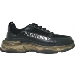 Plein Sport Brand Logo Black Sneakers - Maat 43
