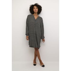 Jurk Oversize fit black multi