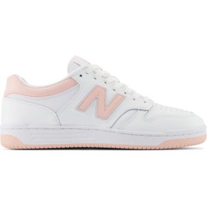Heren New Balance 480 Low Lace Up Trainers in Wit
