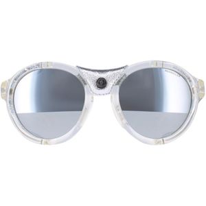 Moncler ML0046 26C kristal zilver grijs zilver spiegel zonnebril | Sunglasses