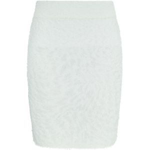 Mymo - Kokerrok - Wit - Gebreid - Dames