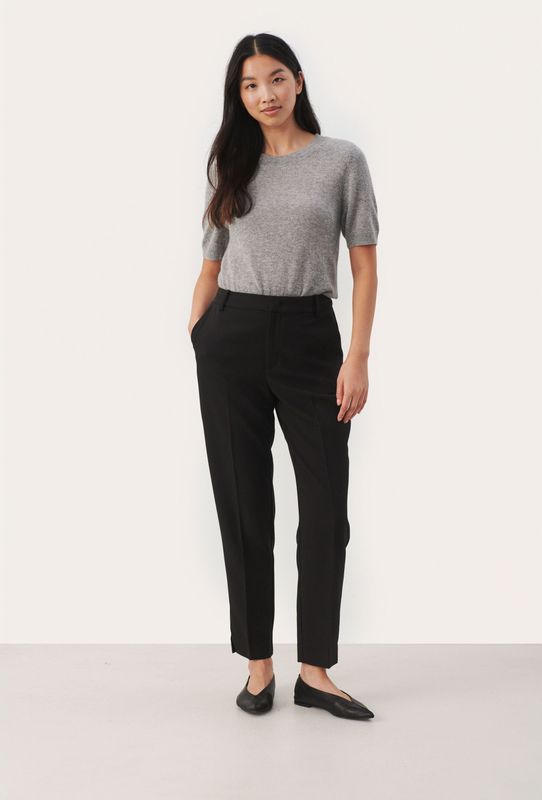 Part Two - Slim-fit Broek - Zwart