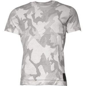 Dolce & Gabbana - Short Sleeve T-shirt - Wit - Camouflage
