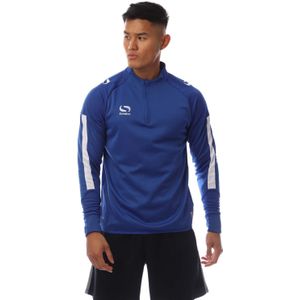 Heren Sondico Evo Quarter Zip Sweatshirt in blauw