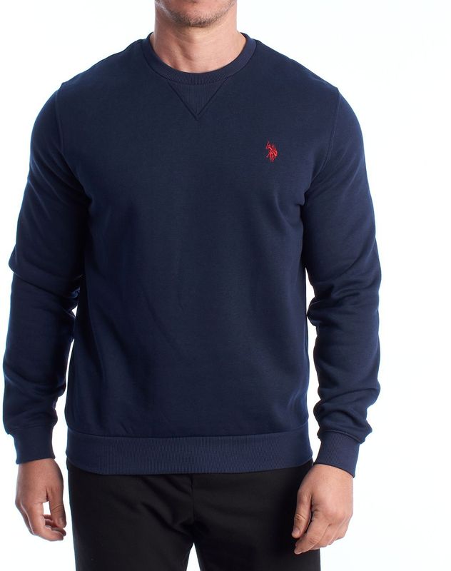 Herren-Fleece-Sweatshirt mit Rundhalsausschnitt US42187035