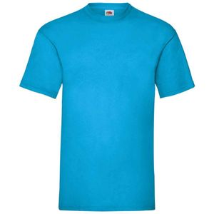 Fruit of the Loom Heren Valueweight T-Shirt (Azuurblauw)