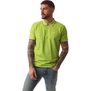 Heren Boss Paddy Pro Poloshirt in Groen