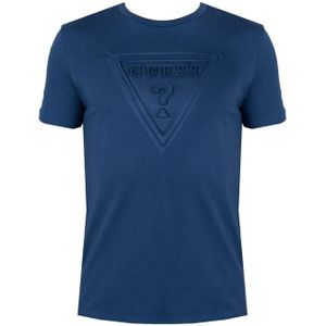 Guess T-Shirt Gustavo Mannen blauw