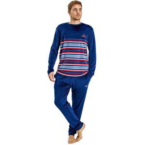 Fluwelen Pyjama Met Lange Mouwen MUDP0152 - Maat XL