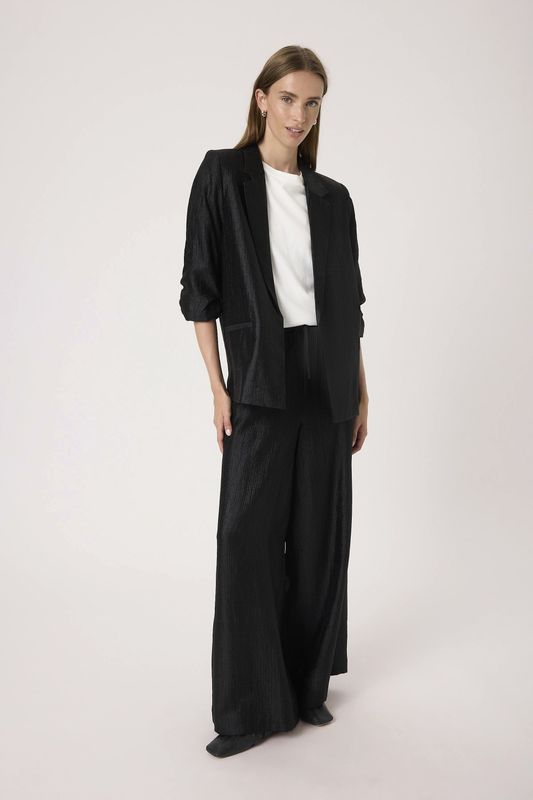 Soaked in Luxury, Dames, Broeken, Zwart, Maat: M Viscose,