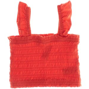 665820 Top met gerimpelde schouderbandjes voor meisjes