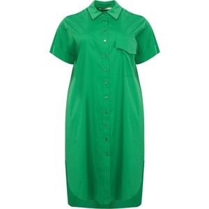 Mat Fashion blousejurk groen