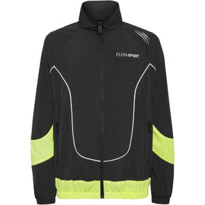 Plein Sport - Technical Jogging Bomber Jacket LS Scratch - Herenjas - Zwart - Polyester