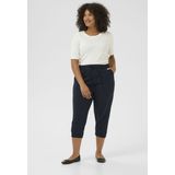 KAFFE - KCAnn - Broek - Marine - 3/4 Lengte - Tapered