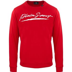 Plein Sport - Sweatshirt - Rood - Groot Kenmerkend Logo