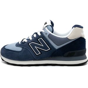 Sneakers New Balance 574 Leer - Uniseks - Blauw - Maat 42
