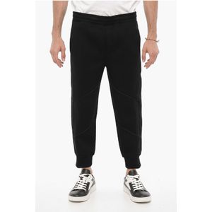Skinny Fit Joggingbroek met Trekkoord in de Taille in Zwart