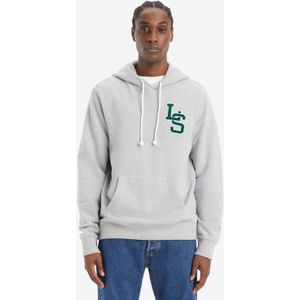 Men's Levis Letterman Graphic Hoody in Grey