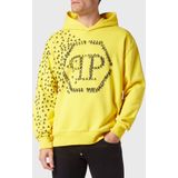 Philipp Plein - Hooded Sweatshirt Skull&Bones - Wit - Hoodie - Katoen